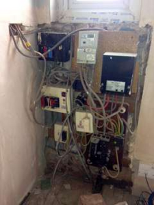 Called ask to sort out wiring